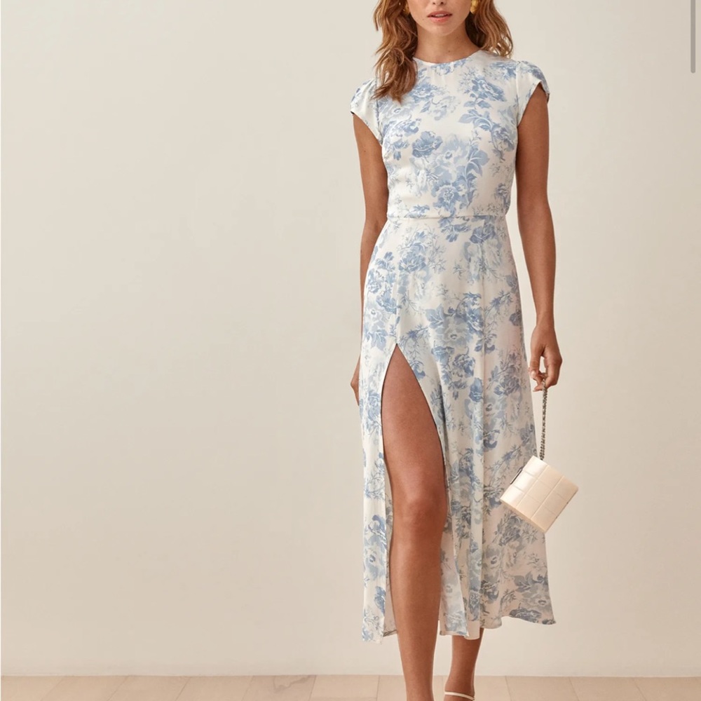 🤍Reformation Gavin Dress Teacup